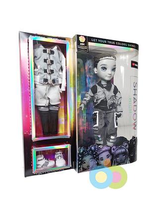 Лялька rainbow high shadow series ash silverstone, рейнбоу хай еш