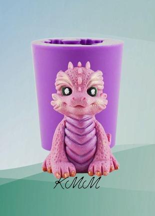 Силиконовая форма люкс 3d дракон желаний