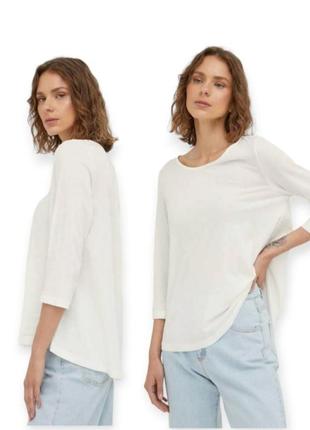 Новая блуза прямого кроя с укороченными рукавами из модала marc o'polo