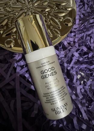 Отшелушивающая сыворотка с молочной кислотой sunday riley good genes lactic acid treatment 8 мл3 фото