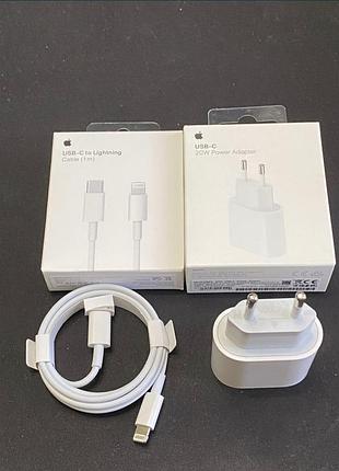 Быстрая зарядка iphone 20w оригинал