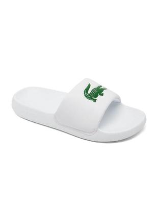 Шлепанцы женские lacoste croco
