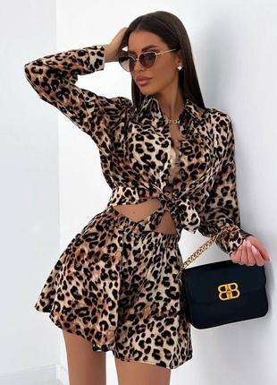 Костюм (сорочка + шорти-спідниця)