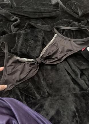 Лифчик верх от купальника бюстгальтер бикини новый черный брендовый