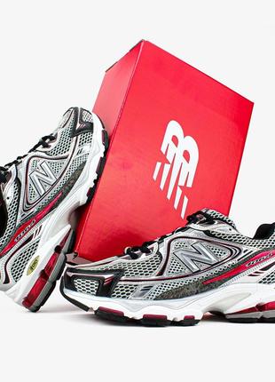 Мужские кроссовки new balance 1064 "silver/red"