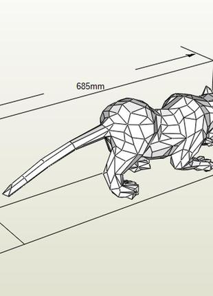 Paperkhan набір для створення 3d фігур лев тигр кіт паперкрафт papercraft подарунок іграшка сувенір конструктор для творчості6 фото