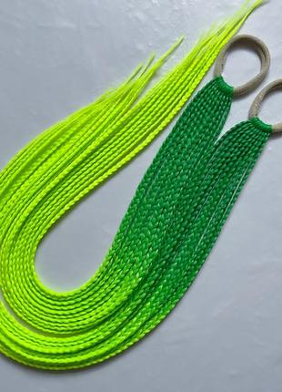 Афрорезинки,  афрокосички,  косички на резинці