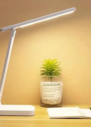 Настільна  led лампа із usb сенсорна, регульована.