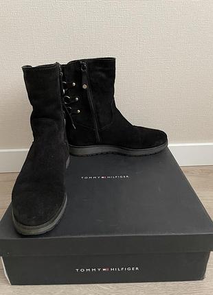 Теплі зимові ботінки/черевики tommy hilfiger 38р.