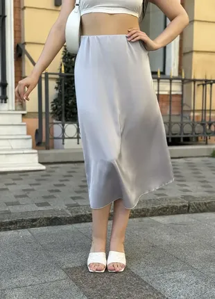 Женская шелковая юбка "silk"