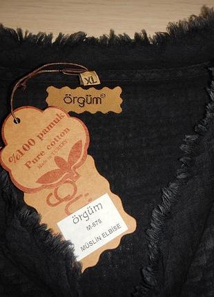 Стильна бавовняна сукня orgum p.xl 100% бавовна