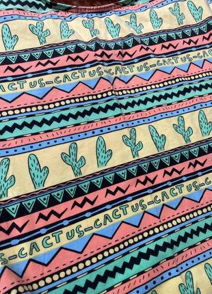 Боди летнее, яркий сочный принт, купальник сдельный2 фото