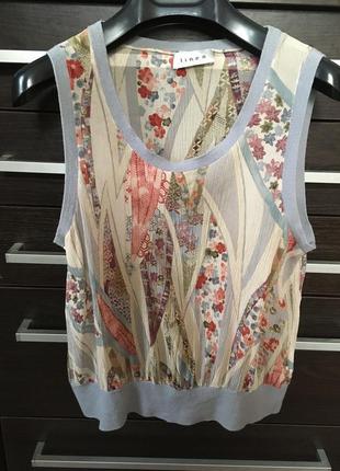 Шелковая блуза linea fashion