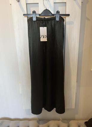 Спідниця сатинова максі zara