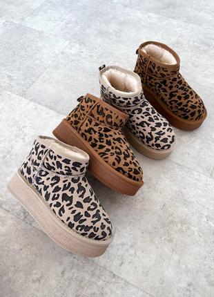 Угги леопард новинка
