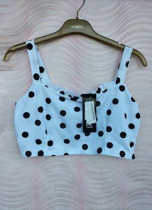 🍓🍓🍓 невероятно шикарный стильный летний топ в горошек