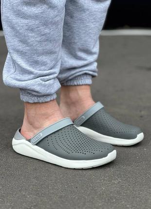 Чоловічі літні кроксы stilli Shark crocs2 фото