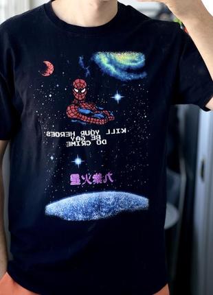 🕸️футболка 8-бітна людина павук (l)🕷️