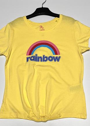 Футболка на девочку rainbow