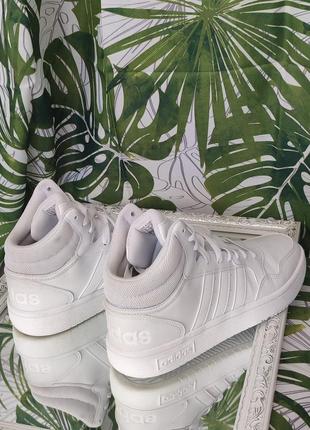 Кроссовки adidas hoops 3.0 mid classic shoes white gw54574 фото
