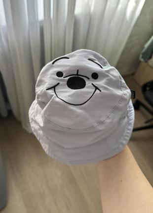 Панамка детская голубая тонкая