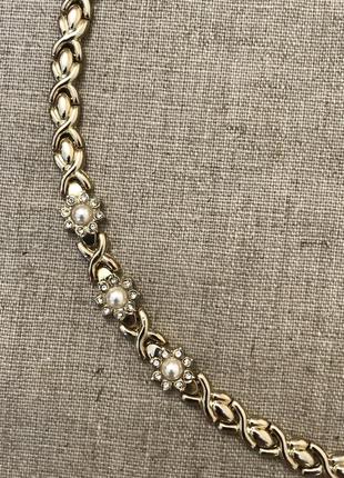 Нежный браслет с кристаллами винтаж