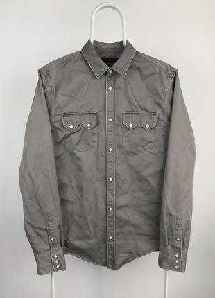 Рубашка с длинным рукавом all saints stovepipe ls shirt