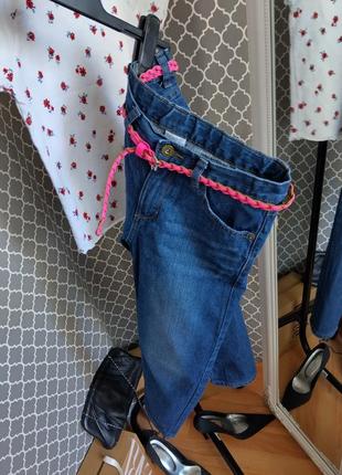 Бавовняні базові джинси 👖 для дівчинки