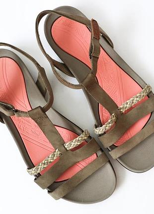 Брендовые оригинальные кожаные босоножки clarks