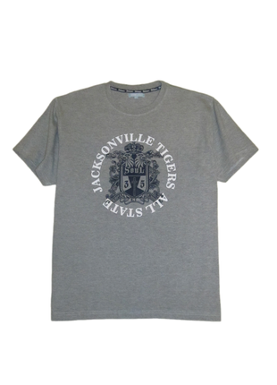 Deluxe серая футболка с принтом cotton/вискоза р.l/xl