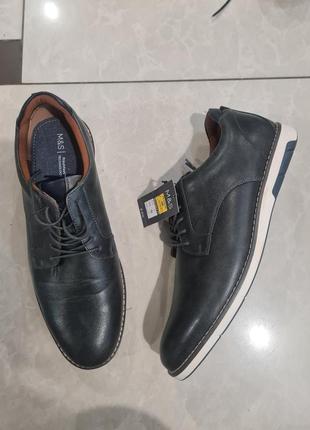 Крутые туфли броги marks & spencer 10 - 44, 45 - 29,5 см