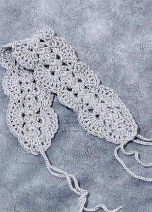 Вязаная повязка на голову