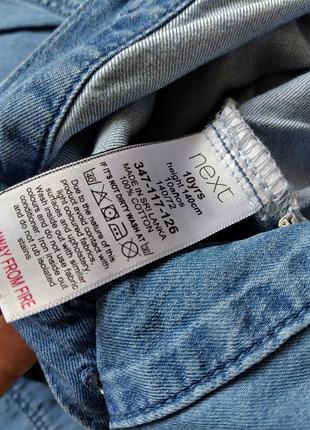 Ромпер, комбинезон джинс для девочки, next 6