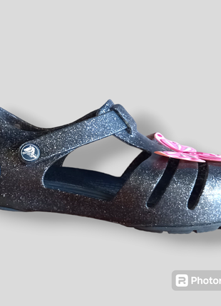 Crocs c 13 кроксы стелька 18.5см босоножки сандалии