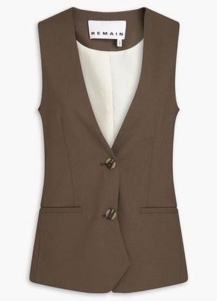 Жилет remain birger christensen armani max mara sandro massimo dutti 3