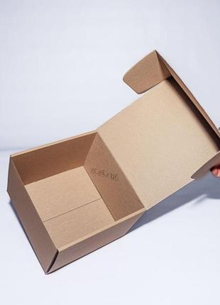 Коробка картонная 195 х 195 х 140 мм, самосборная