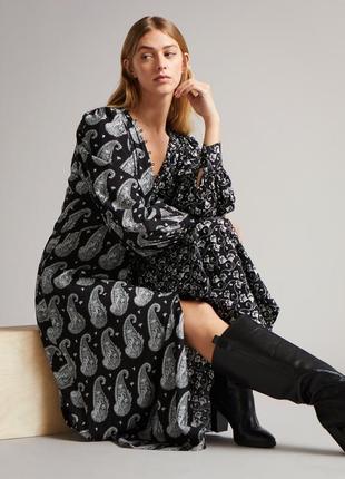 Сукня ted baker baylei rouleau з визирунком рейсовий розмір 3