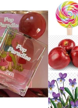 Детский парфюм zara pop paradise 50 мл