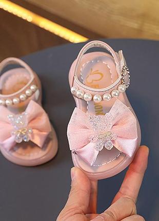 Красивые босоножки для самых маленьких девочек (16)