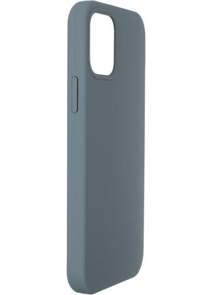 Чехол apple original full soft case на iphone 12 / 12 pro granny grey 3