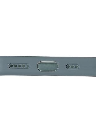 Чехол apple original full soft case на iphone 12 / 12 pro granny grey 6
