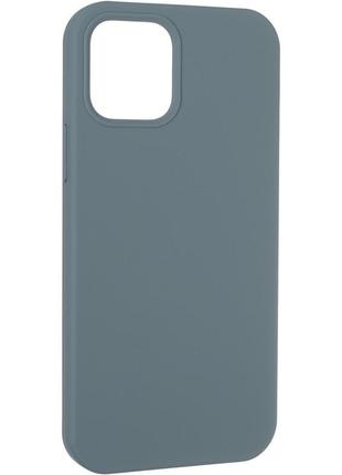 Чехол apple original full soft case на iphone 12 / 12 pro granny grey 2