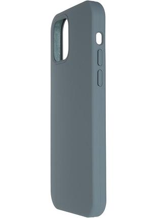 Чехол apple original full soft case на iphone 12 / 12 pro granny grey 4