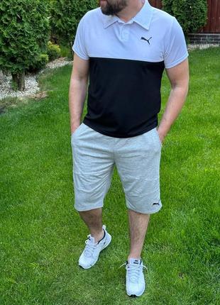 Костюм puma шорты и футболка