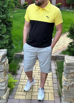Костюм puma шорты и футболка