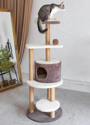 Прочный игровой комплекс для кошек с тканями на заказ