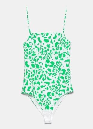 Боді - майка з принтом zara