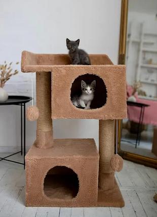 Новый игровой комплекс для кошек с тканями на заказ