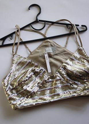 Топ asos 38 s m новий оригінал легенький весна літо вечірній нарядний майка