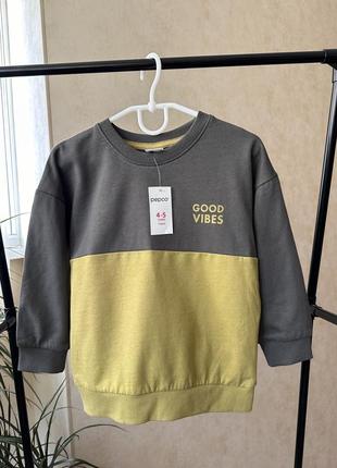 Свитшот pepco 4-5 лет
